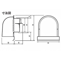 EA997MC-100 98-111mmU型ガラリ(防火ダンパ_選択画像04