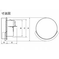 EA997MD-41 111mmフラット型ガラリ(水切･防_選択画像04