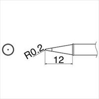 EA304AL-2 R0.2mm 交換用コテ先EA304AL用