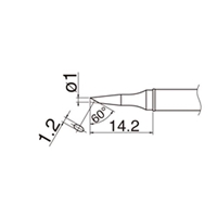 EA304AL-7 φ1.0mm 交換用コテ先EA304AL用