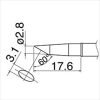 EA304AL-11 φ2.8mm 交換用コテ先EA304AL用