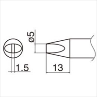 EA304AM-6 φ5.0mm 交換用コテ先EA304AM用