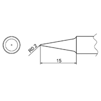 EA304AP-2 R0.2mm 交換用コテ先EA304AP用