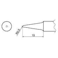 EA304AP-3 R0.5mm 交換用コテ先EA304AP用