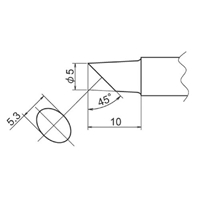 EA304AP-10 φ5.0mm 交換用コテ先EA304AP用