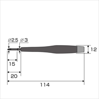 Y型/2.1x114mmドライバー(精密用)_選択画像04