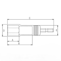 EA612AV-519 19mm 電ドルソケット(12角)_選択画像04