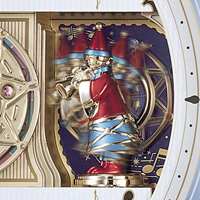 EA798CC-85 φ390mm 電波カラクリ掛時計_選択画像03