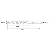 EA824WP-36A 36x330mm オ-ガ-ビット(12mm)_選択画像03
