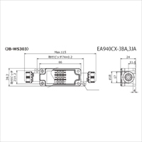 EA940CX-3JA 3極 端子台付中継BOXベ-ジュ_選択画像04