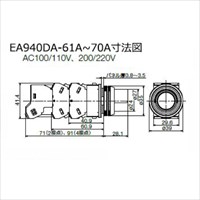 EA940DA-70A AC200V 押シボタンスイッチ/黄_選択画像04