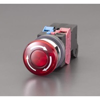 EA940DA-81A AC100V　押ボタンスイッチ/赤