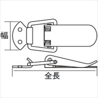 EA951BR-132 67.2x16mm パッチン(SUS製)_選択画像02