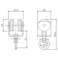 29.5/10kgランナー･リング付ベンダーレール_選択画像02