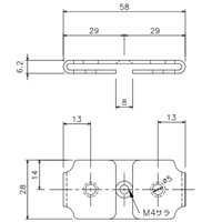 EA970GD-6 28x58mm 取付ブラケット/天井用_選択画像03