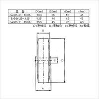 EA986LE-100A 100mm キャスタ-(自在/SUS)_選択画像04