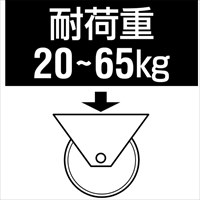 EA986PF-61 65mm キャスタ-(自在金具付)_選択画像02