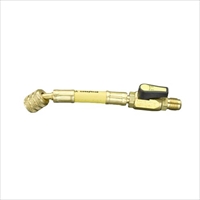 15cm/R32/R410Aバルブ付チャージホース(黄)
