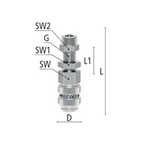 4x6チューブ用ソケット(隔壁/SUS/ワンPush)_選択画像02