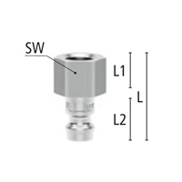 G 1/4 雌ネジカップリングS製_選択画像02