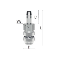 8mmタケノコ型ソケット(SUS製/ワンPush)_選択画像02