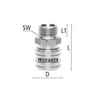G 1/2 雄ネジカップリングS製_選択画像02