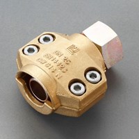 25mm用雌ネジセーフティホースクランプ