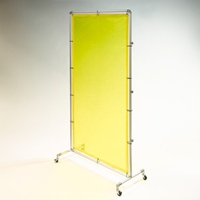 1000x2000mm 溶接作業フェンスセット(黄色)