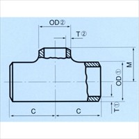 3/4 x 1/2　溶接異径チーズ/ステン製_選択画像04