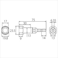1/4HexX17mm　　　 レースウェイ用Soket_選択画像04