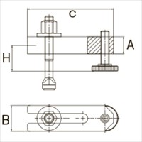 M20/200mm サポートScrew付ステップClamp_選択画像02