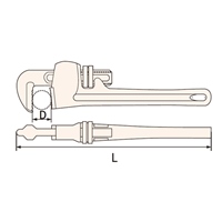600mm/75mm パイプレンチ(NonSparking)_選択画像04