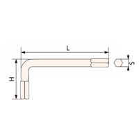 17x168mm [Hex]キーレンチ(NonSparking)_選択画像02