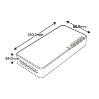 180x 87x34mm [8ポート]スイッチングハブ_選択画像04