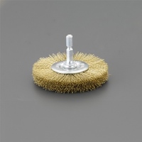 30mm 六角軸 軸付ブラシ(平型/真鍮)