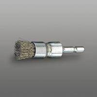 15mm 六角軸 軸付ブラシ(エンド型/S)