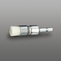 15mm六角軸 軸付ブラシ(エンド型/ナイロン)