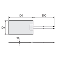 100x100mm/ 60W シリコンラバーヒーター_選択画像03
