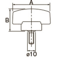 M6x16mm/2N･m 雄ネジトルクノブ_選択画像03