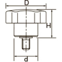 M8x25mm 雄ネジノブ_選択画像02