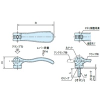 M5x40mm 雄ネジカムレバー(回転式)_選択画像03