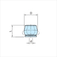 20x20.7mm/ M6 TPEダンパー(アキシアル)_選択画像04