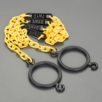 6.0mmx2m プラスチックチェーン(黄/黒)_選択画像02