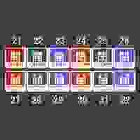 50x50mm 角型バルブ開閉札[閉CLOSE/緑]_選択画像02