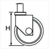 60mm/M12 キャスター(自在/ネジ式)_選択画像02