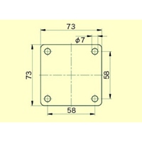 50mm/250kgレベリングキャスタ(Brake/ラチ_選択画像03
