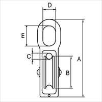 25mm/1車アイ ナイロンプーリー_選択画像03