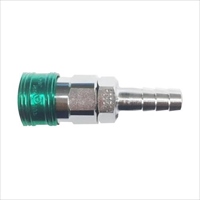 15mmタケノコ型カップリングエアホース用緑