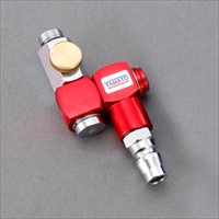 G 1/4 雄ネジプラグ スイベル式/レッド