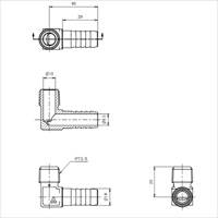 R 3/8 inx14.0mm 雄ねじステム(アングル型)_選択画像04